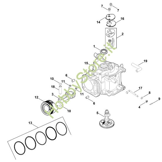 Picture of C - Albero a camme HD775 (HD775-3025)